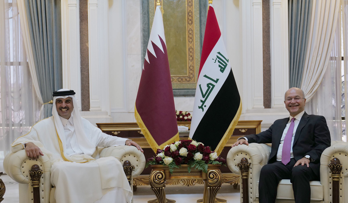 Amir meets Iraqi President